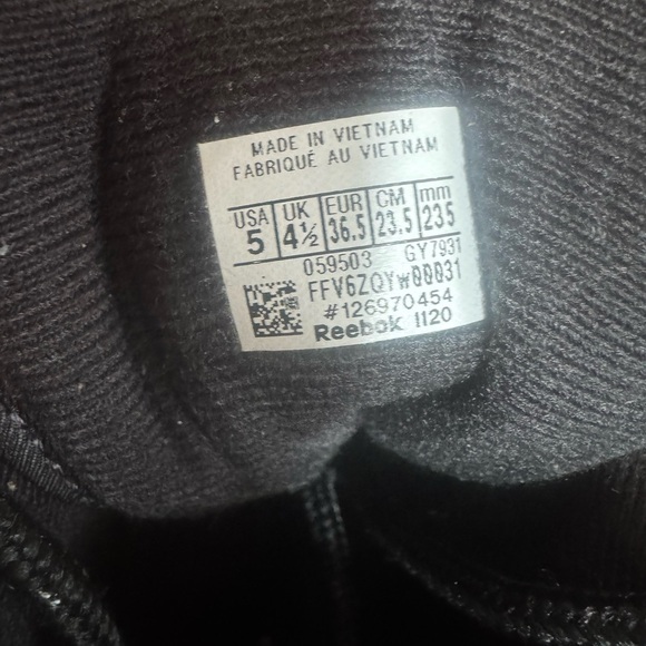 Reebok Black Athletic Shoes - Picture 7 of 13